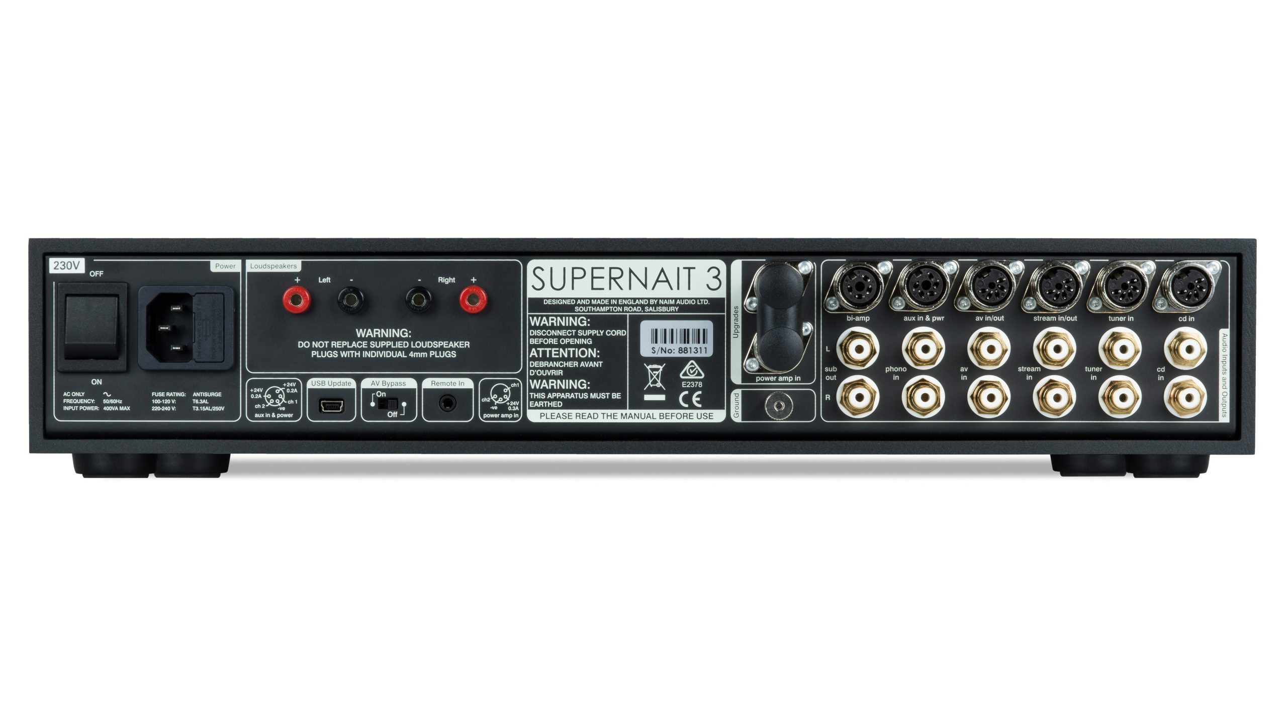 Naim Supernait 3 7 Naim SUPERNAIT 3 rear